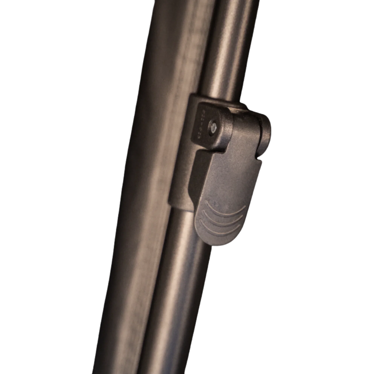 Close-up of the CVT Mt. Hood/La Sal Stabilizer Interior Pole against a white background, highlighting the connector and hinge mechanism designed for enhanced stability.