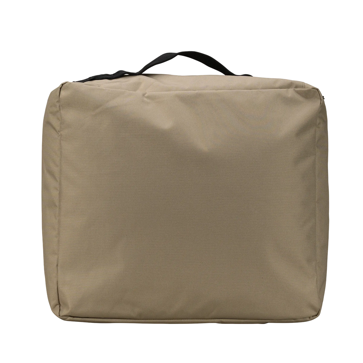A tan rectangular Camping Cubes™ travel bag by CVT with a black handle on top, displayed against a plain white background. Featuring a minimalist design without visible logos or decorations, this bag provides water-resistant protection to reliably organize your gear on any journey.