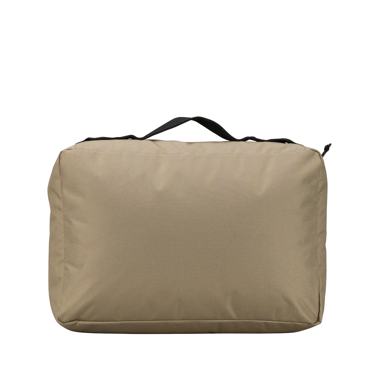 A CVT Camping Cubes™ beige rectangular soft-sided bag with a black carrying handle on top, designed for efficient gear organization, is photographed against a plain white background.